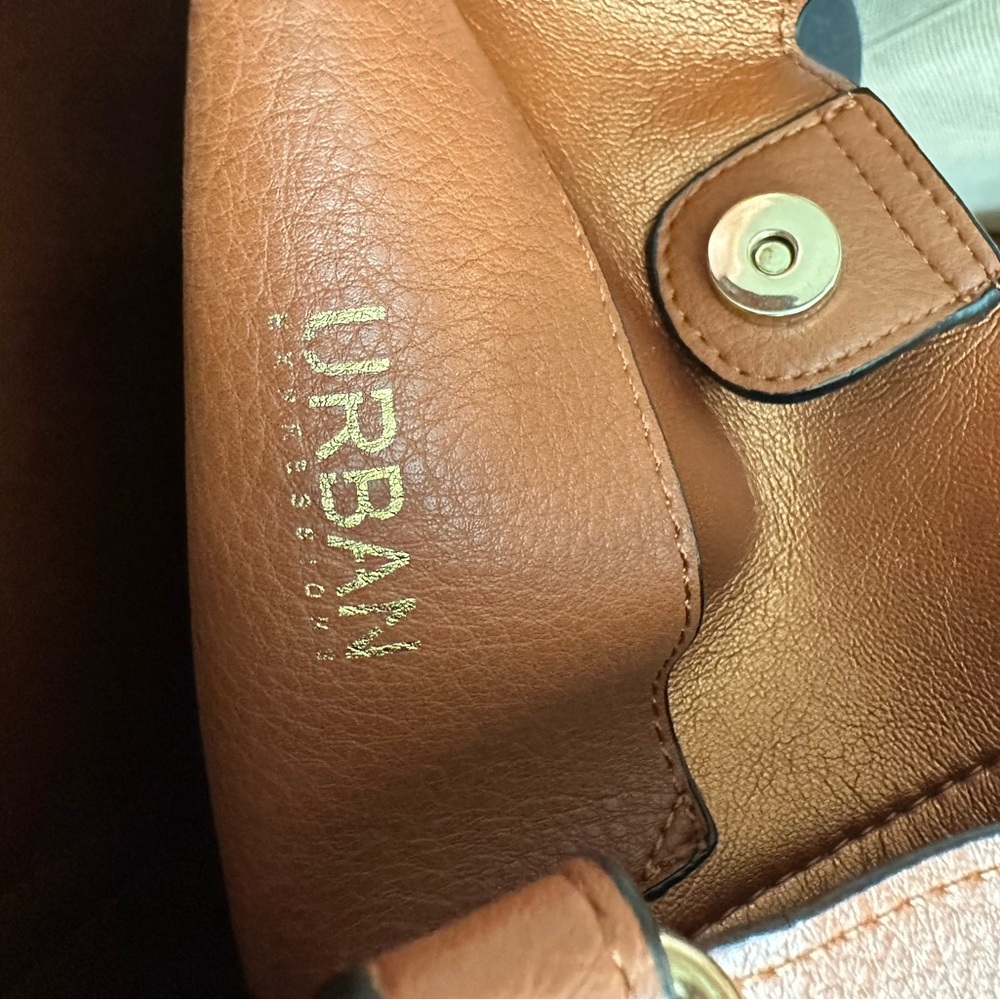 Brown Faux Leather Tote Bag - Picture 4 of 4